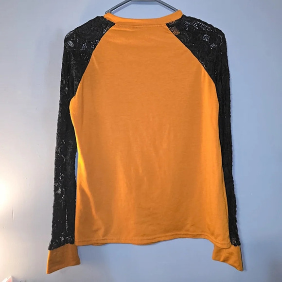 Bundle: 3 Long Sleeve Tees with Lace Sleeves - Extra Small - Picture 9 of 10